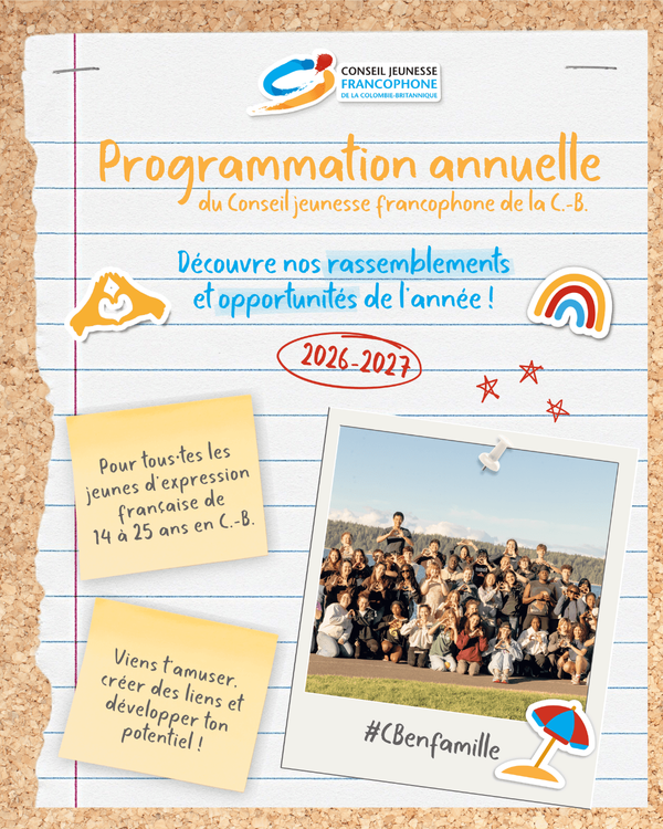 Lancement de la programmation 2026-2027 du CJFCB !