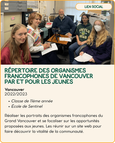 Répertoire des organismes francophones de Vancouver Par et Pour les jeunes.png